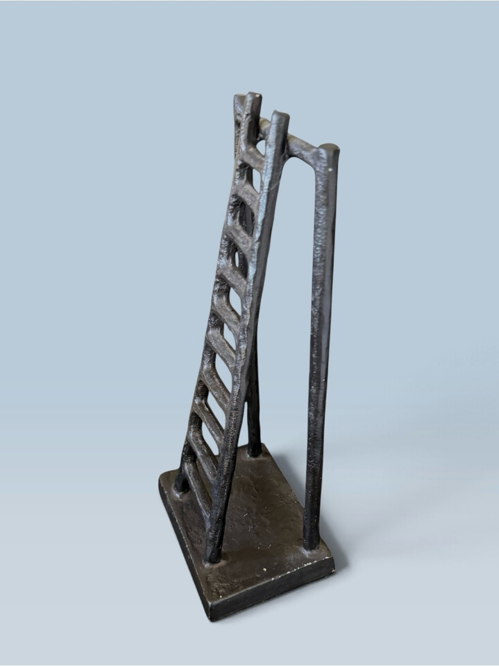 Pottery Barn Black Iron Ladder Sculpture